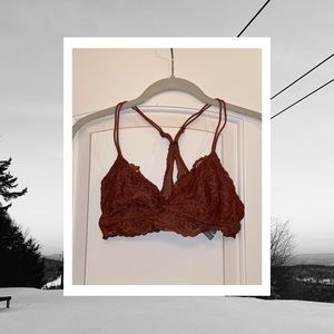 Burnt Orange Strappy Back Bralette